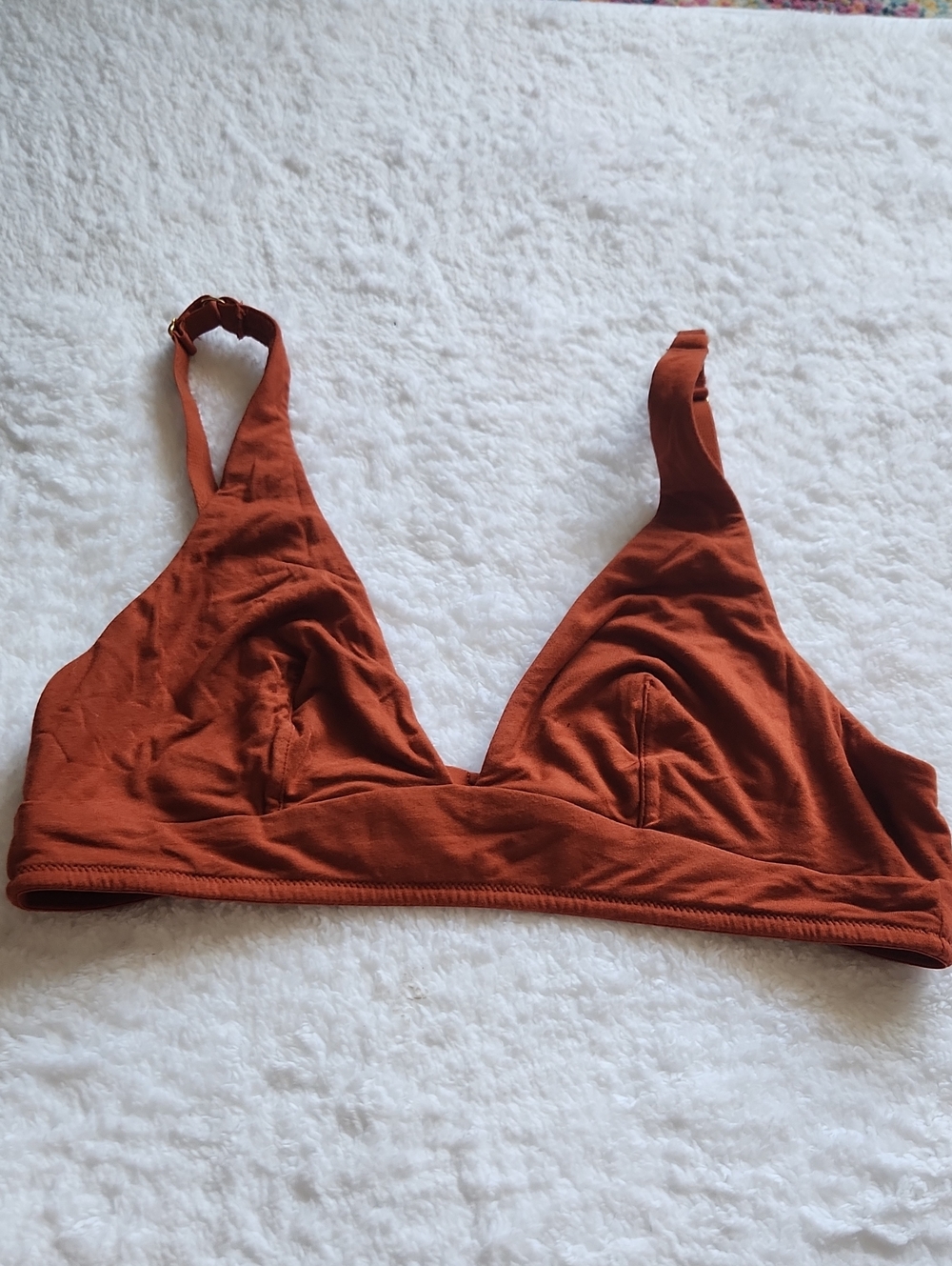 Lively Women’s Rust Triangle Bralette - M